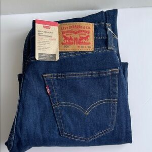 Levi's 505 Straight Blue Jeans Timeless Design